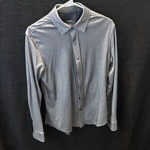 Alfani Men's Sleek Gray Casual Shirt